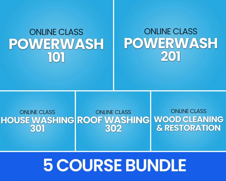 5 Course Bundle – Power Wash Academy