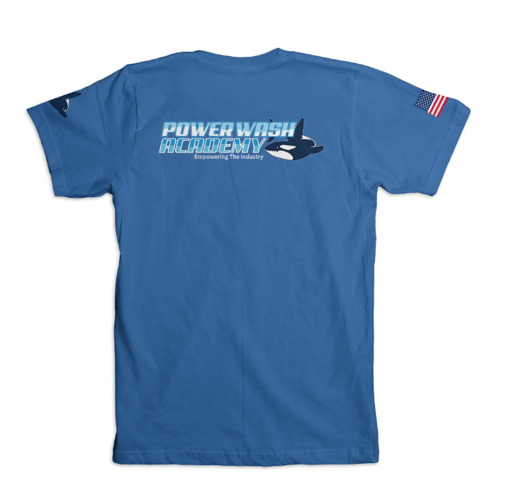 PowerWash.com /Power Wash Academy Bleach Resistant Blue Shirt – Power Wash  Academy